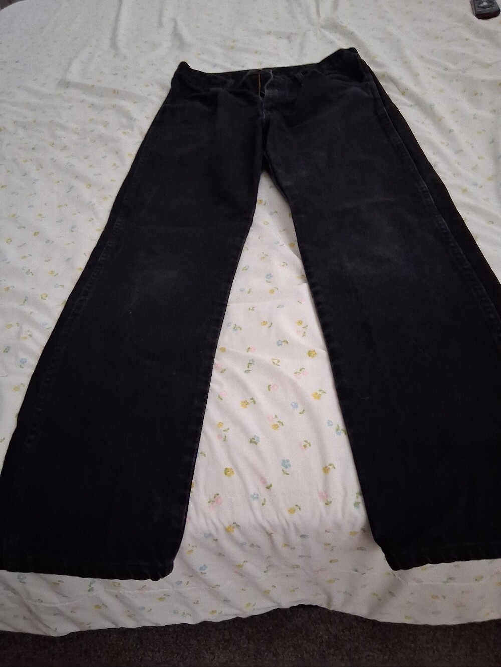 Women’s Black Wide-Leg Jeans - Classic Everyday Style